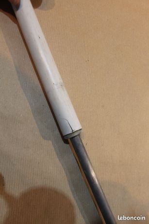Coiffeuse rotin blanc années 70-80
