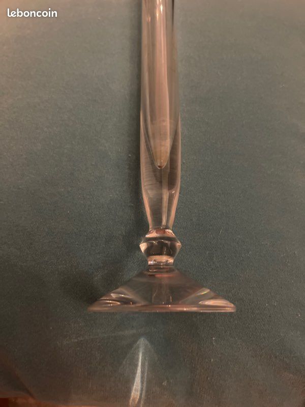 Grand vase soliflore tube baccarat (image 11)