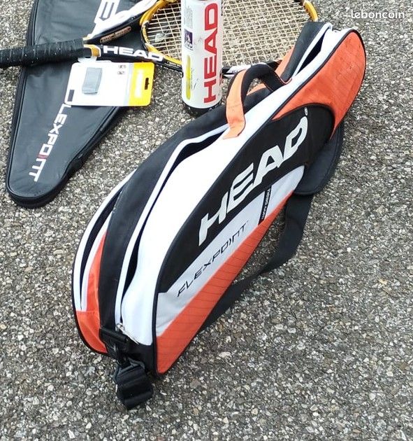 Lot Raquette Tennis Head I.S4 Oversize - Grip 4 3/8 - Avec Housse - Occasion Bon état