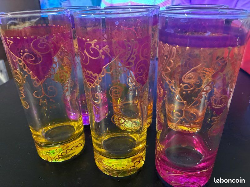 Lot 6 verres avec support maisons du monde (image 3)