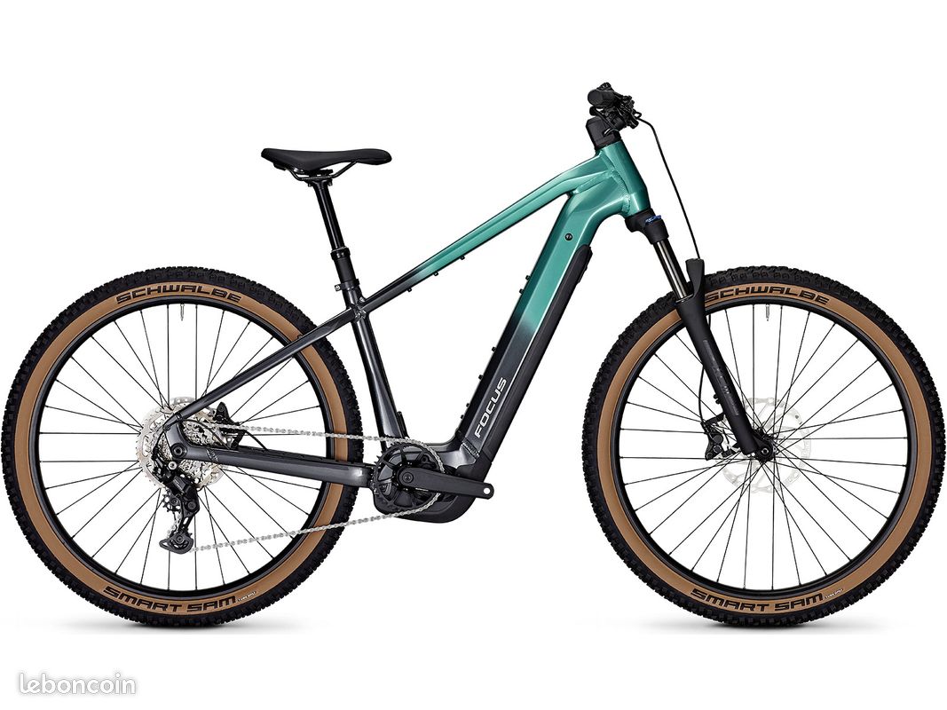 VTTAE alu Focus Jarifa² 6.7 X emeraldgreen/diamondblack - 9v Cues 600wh 29" 2026 Couleur - Bleu tur (image 1)