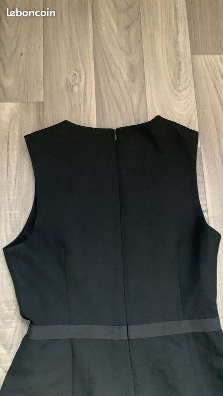 Robe Péplum Noire En Laine Stretch J Crew - Taille 8, Neuf Avec étiquettes