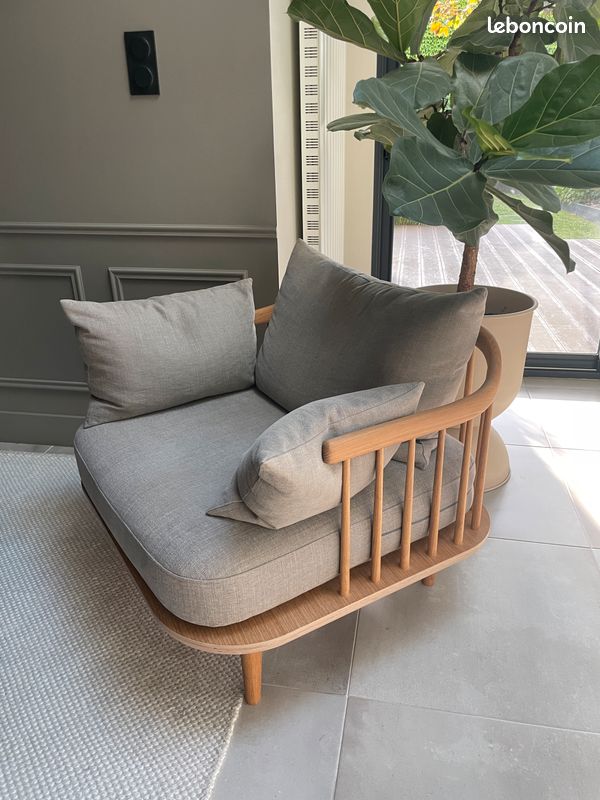 Fauteuil Fly Designer &tradition chêne (image 1)