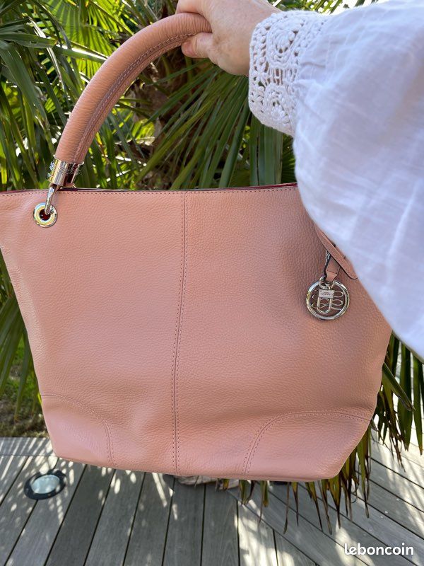 Sac Lancel French Flair rose (image 3)