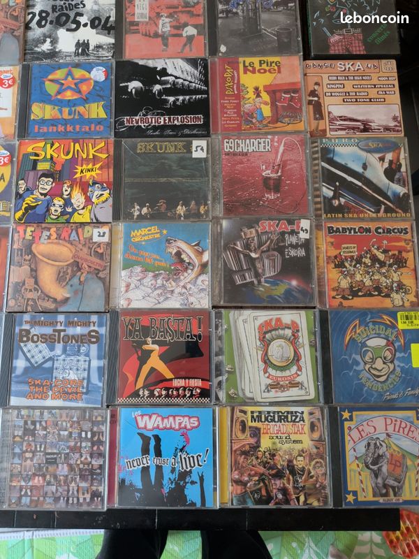 Lot de 87 cd punk rock reggae chanson française (image 3)