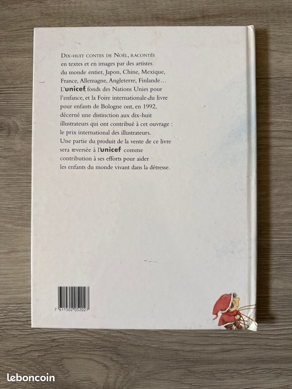 Grand livre de Noël UNICEF – contes illustrés vintage années 90 (image 2)