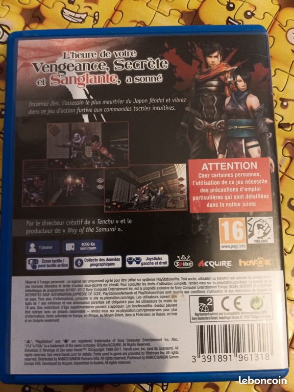 Shinobido 2 Revenge of Zen / PS Vita (image 2)