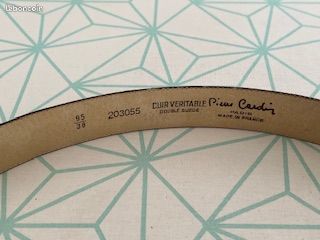 Ceinture Femme Pierre Cardin Paris Vintage Rose - Taille XS, En Excellent état