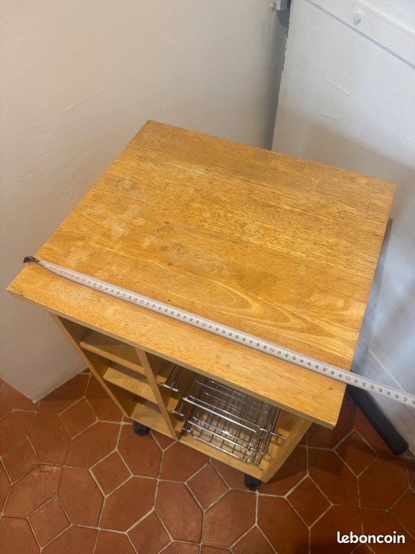 Coffee Station bois et chrome rangement cuisine (image 4)