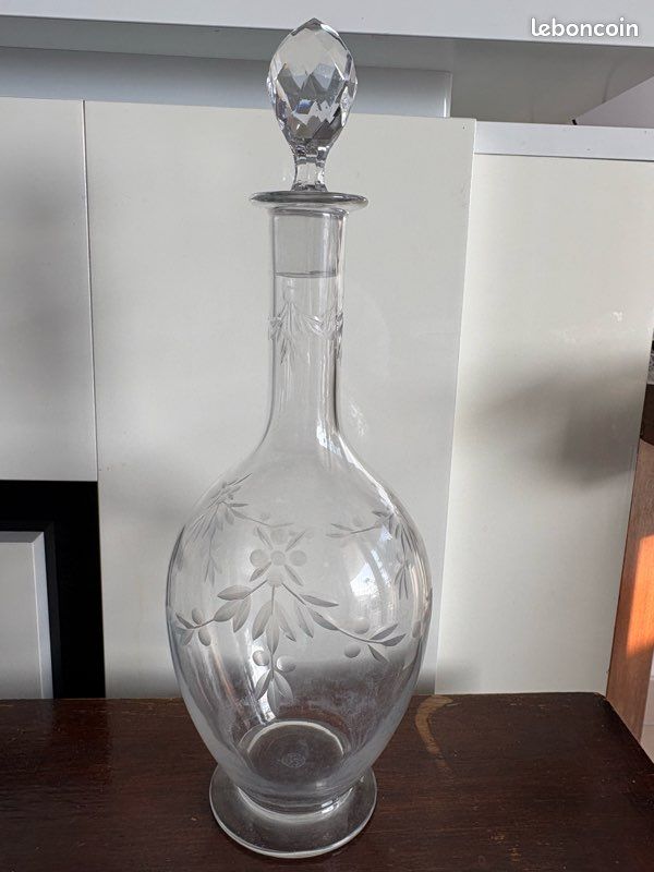 Grande carafe à vin cristal Nancy (image 1)