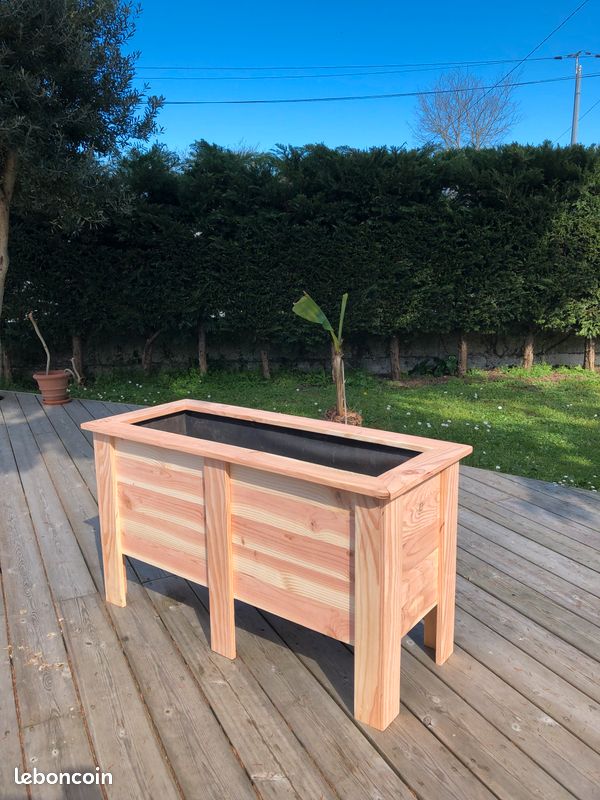 Jardinière / pot / bac à fleurs en bois (image 3)
