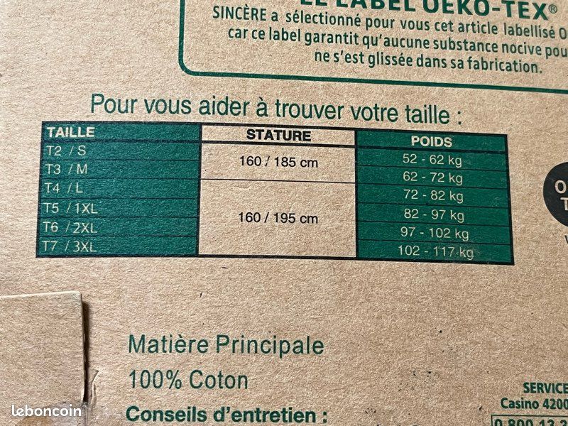 4 lots de 2 caleçons taille 7/XXXL neuf avec étiquettes (image 5)