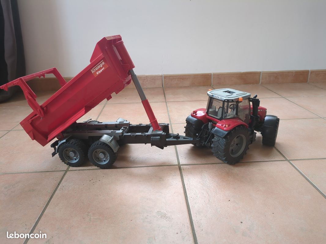 Lot tracteur remorque miniature bruder (image 3)