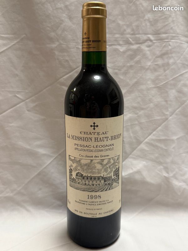 Chateau La Mission Haut-Brion Pessac Leognan 1998 (image 1)