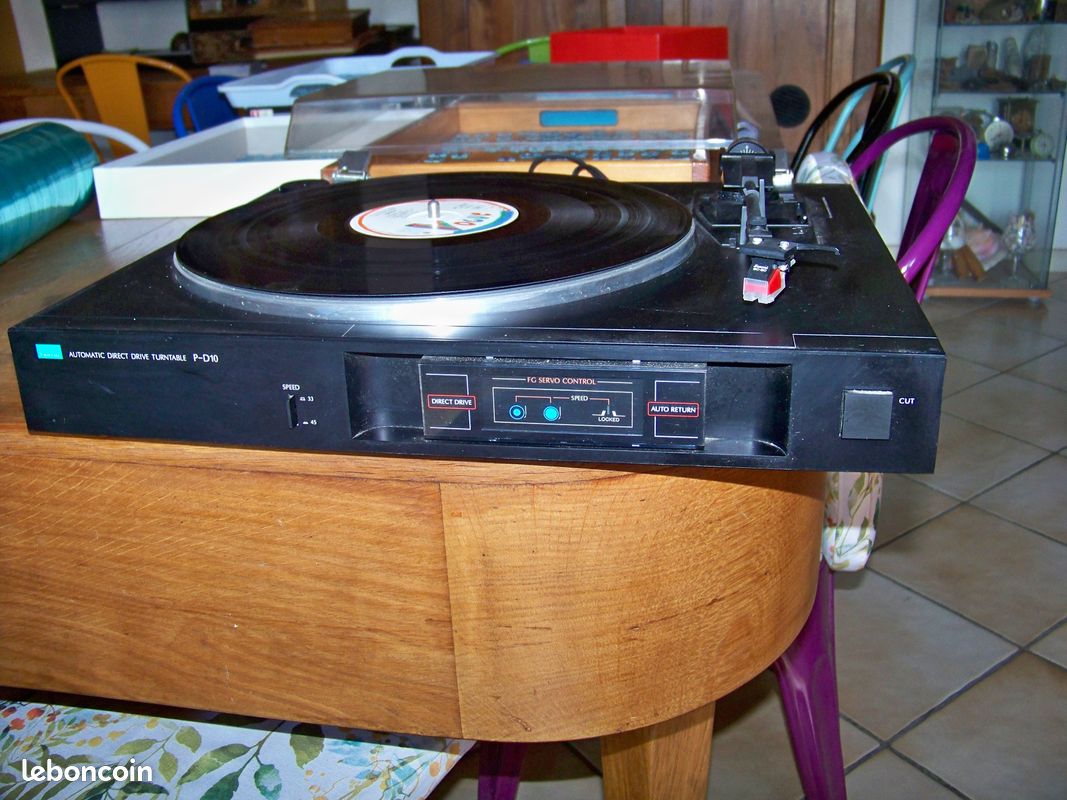 Platine Vinyle Vintage Sansui P-D10 – Entrainement Direct, Made In Japan, état Propre