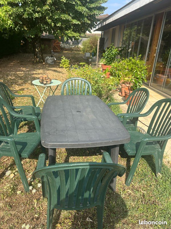 Salon de jardin vert (image 3)