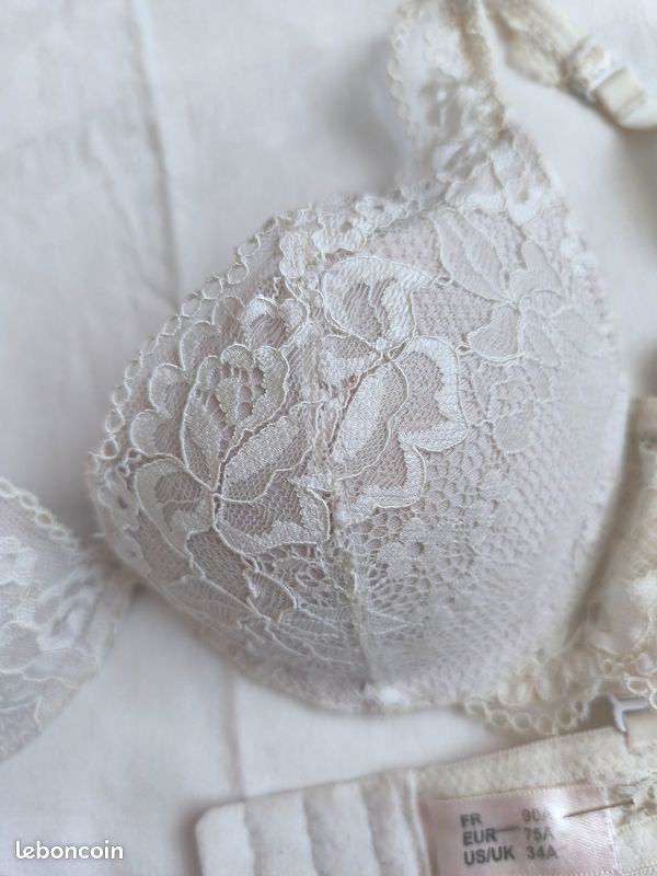 Soutien-gorge Femme Empreinte Taille 90D Blanc Cassé - Neuf Avec étiquettes