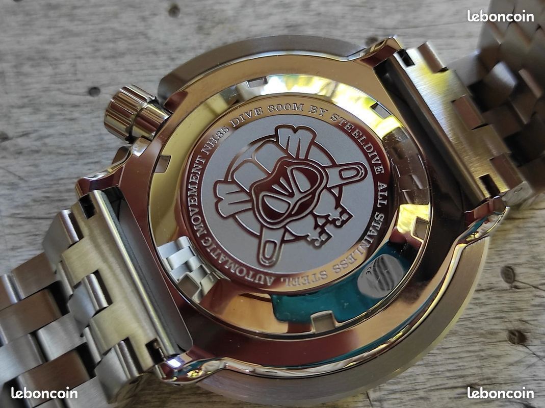 TRES BELLE MONTRE PLONGEE HOMME AUTOMATIQUE 300m avec SEIKO NH35 MOUVEMENT (image 13)
