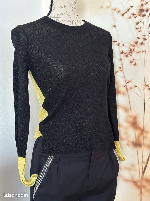 Pantalon Zadig & Voltaire Deluxe Taille 36 (S) En Laine - Neuf Avec Étiquettes