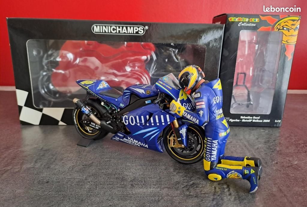 1/12 MINICHAMPS VALENTINO ROSSI YAMAHA YZR M1 2008 MotoGP Indianapolis EUR 145,00 - FR