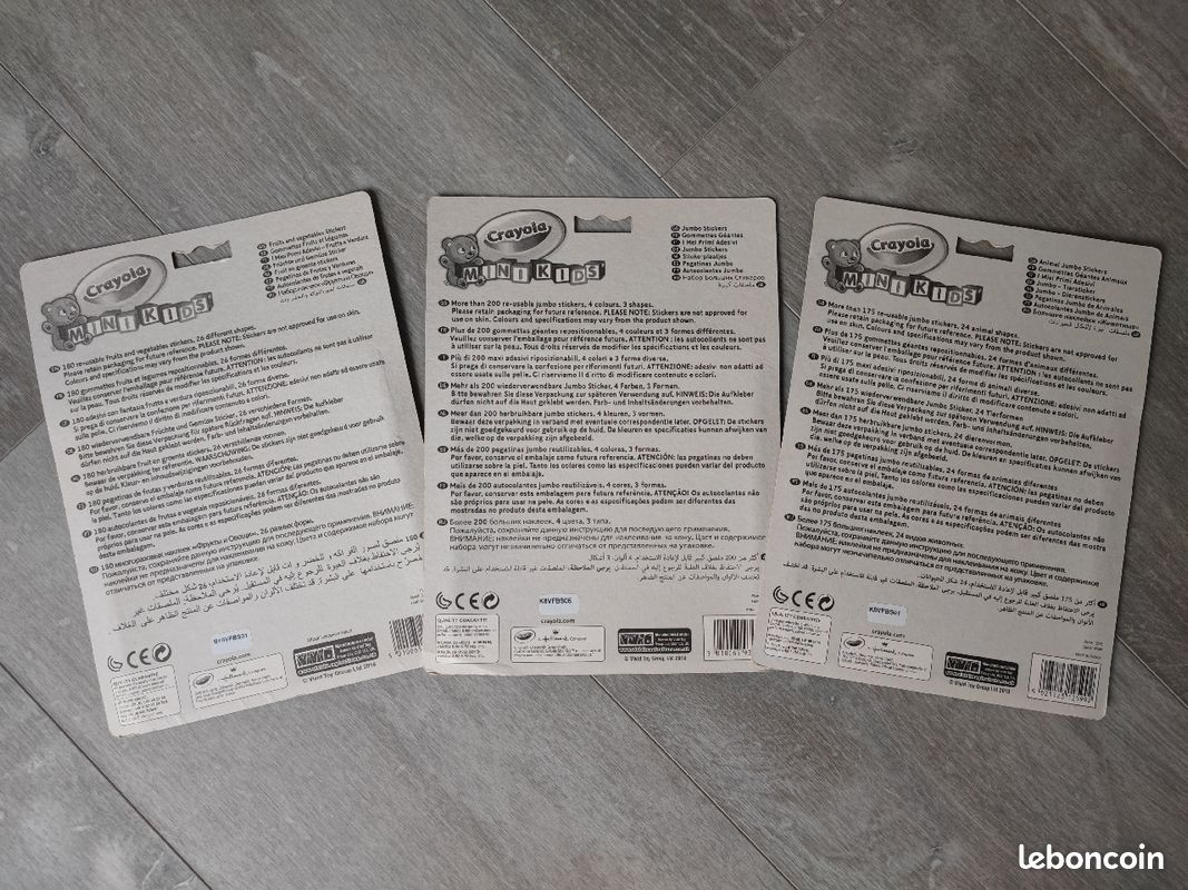 Lot 3 paquets de stickers (image 2)