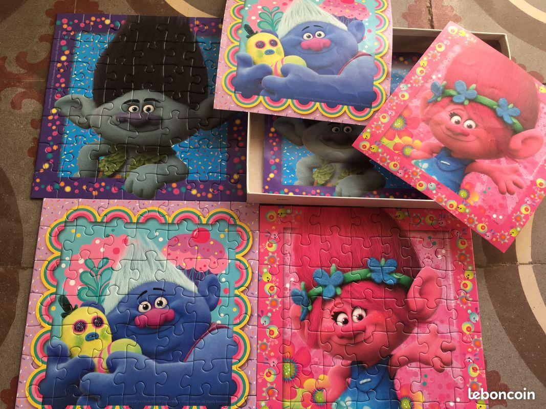 Puzzle Trolls (3 X 49 pièces) (image 1)