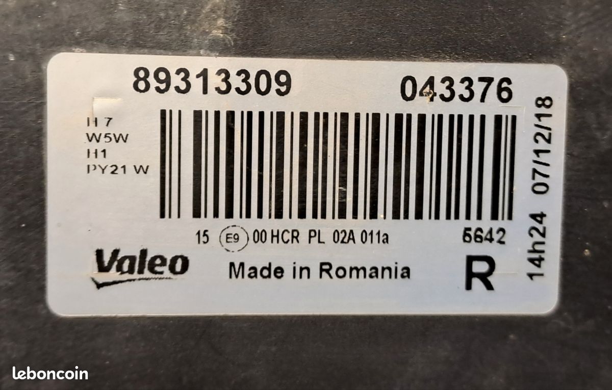 Optique de phare opel corsa d (image 3)