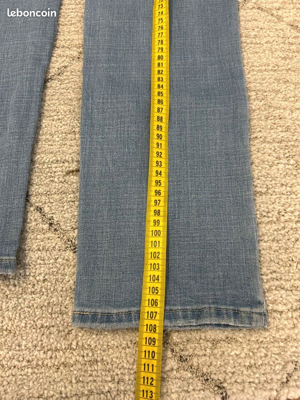 Jean Levi's Femme Bleu W27 L32 FR36 | 724 High Rise Straight | Très Bon État GLP1040 (image 11)