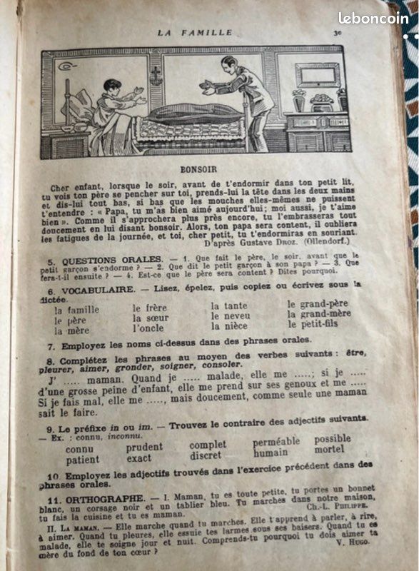 Langue française - ouvrage vintage 1958 (image 2)