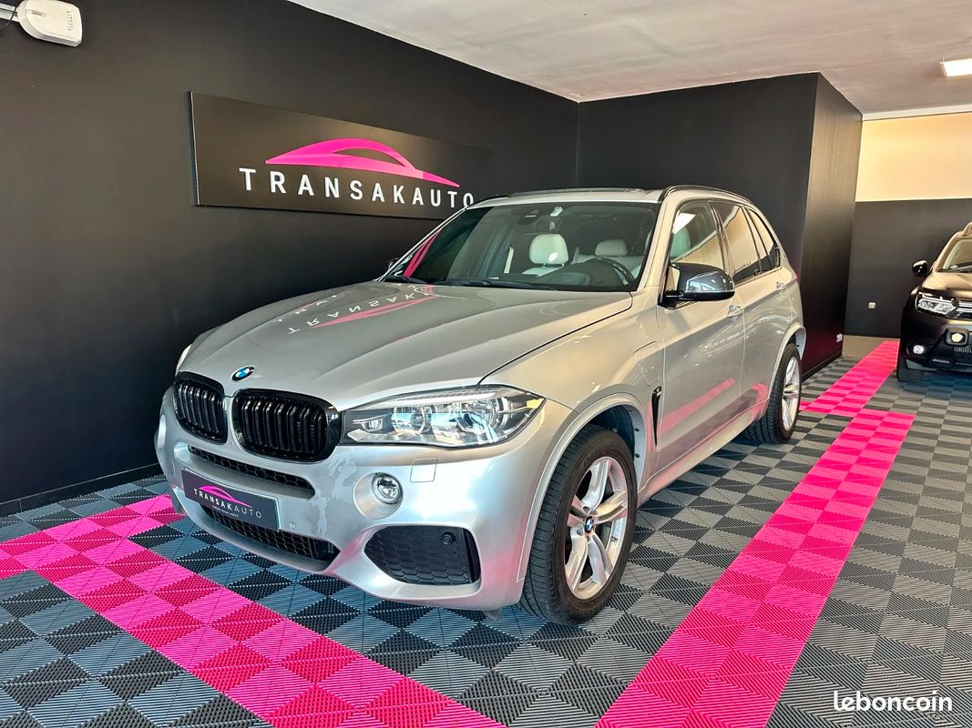 BMW X5 F15 xDrive40e 313 ch BVA8 Pack M - Caméra 360° / Apple Carplay / Toit Ouvrant (image 1)