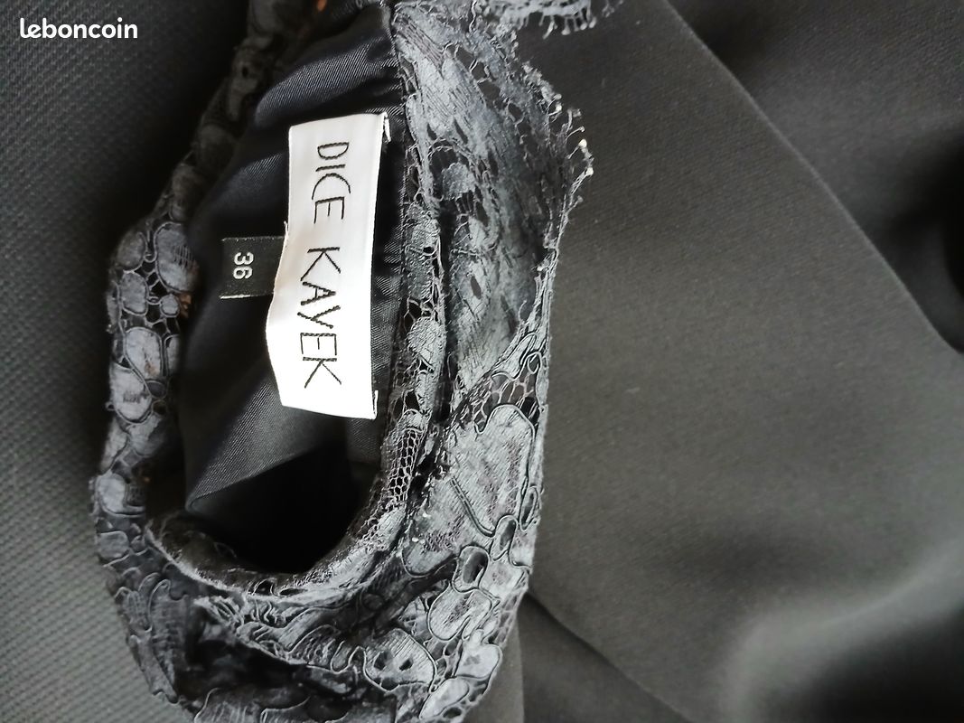Robe Dice Kayek noire taille 36 (image 2)