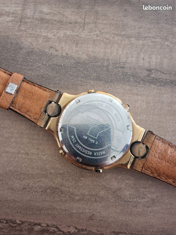 Montre Yema Chronograph vintage – quartz – style rétro (image 2)