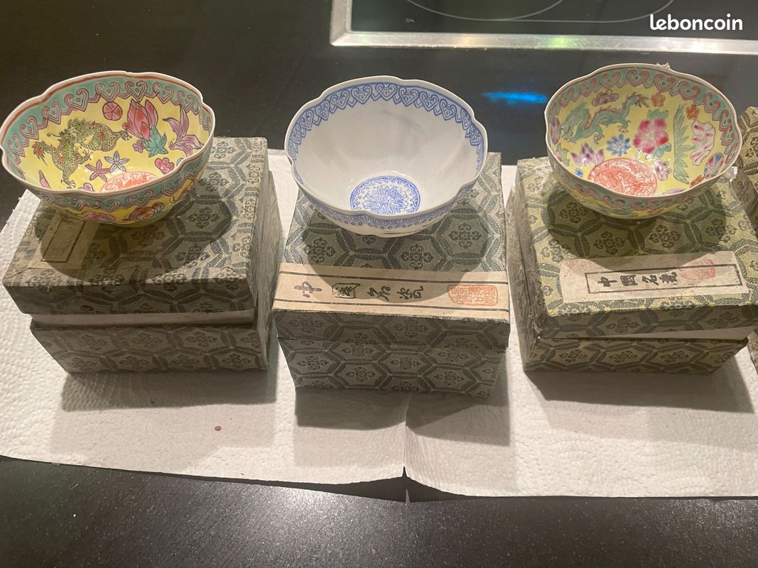 6 bols chinois avec boîte (image 5)