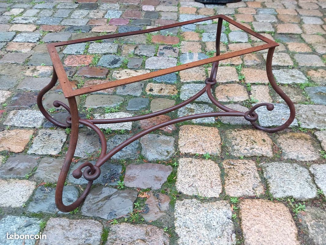 Lot de 12 tables basses fer forgé (image 3)
