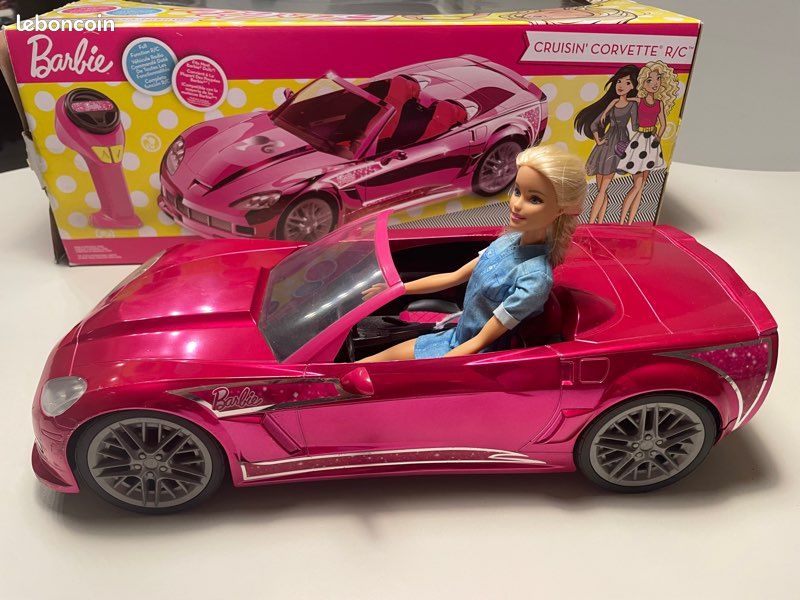 Corvette Toy Barbie Crusin Convertible Corvette Radio Control Car