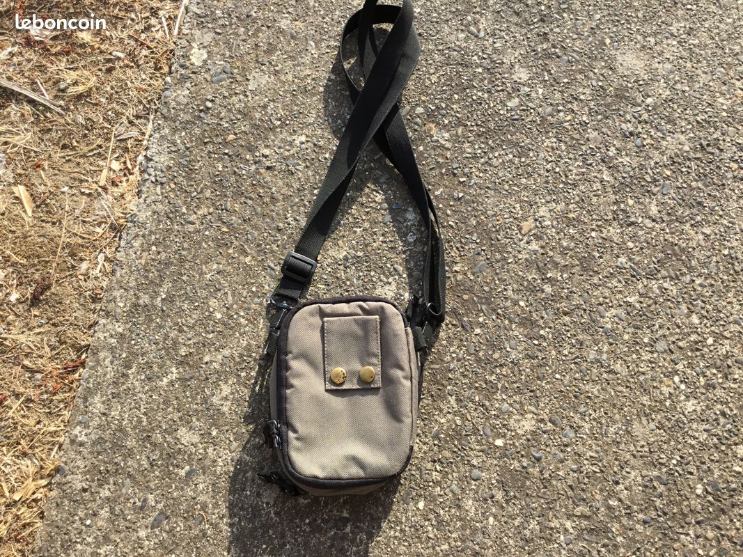 Sacoche kaki bandoulière OXBOW Homme (image 2)