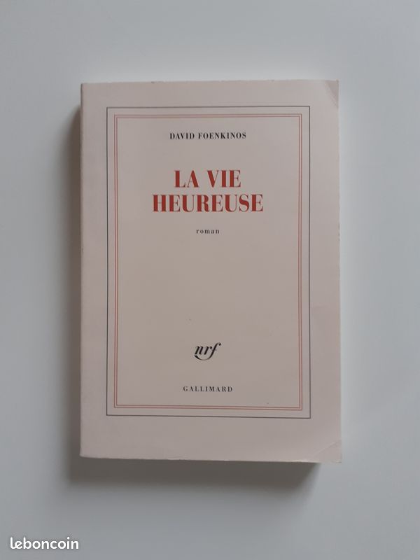 Livre David Foenkinos La vie heureuse (image 1)
