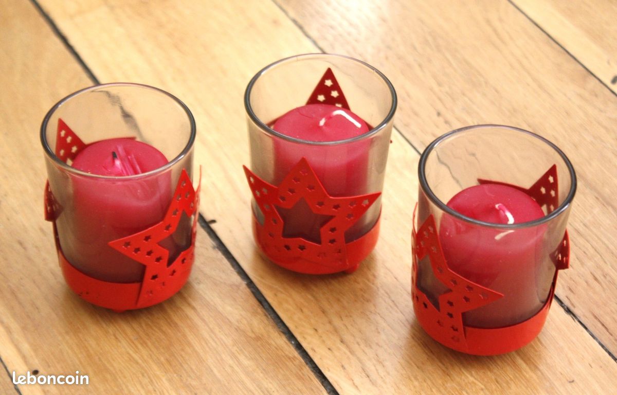 Décoration Noël - Porte-serviette, lanternes, lumignons, bougies (image 4)