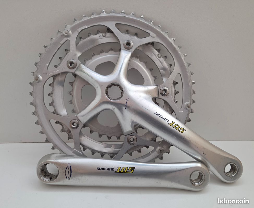 Groupe Shimano 105 / Ultegra 9v 5500 - Occasion, Triple Plateau