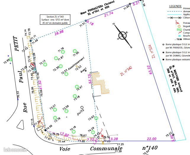 Terrain à bâtir de 628 m² à SAINT-SAVIN (33) · 29 000 €