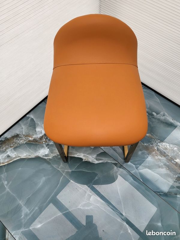 Tabouret simili cuir pour coiffeuse (image 2)