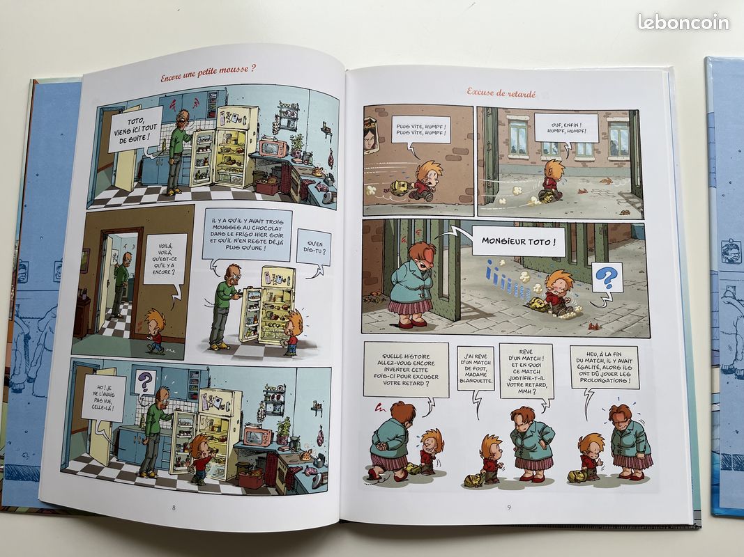 Lot indissociable de 2 BD jeunesse "les blagues de Toto" NEUVES (image 6)