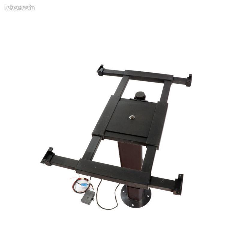 Base De Table Pour Camping-car En Aluminium - Support De Table Réglable, Fixation Sol/mur, 6 Vis Incluses