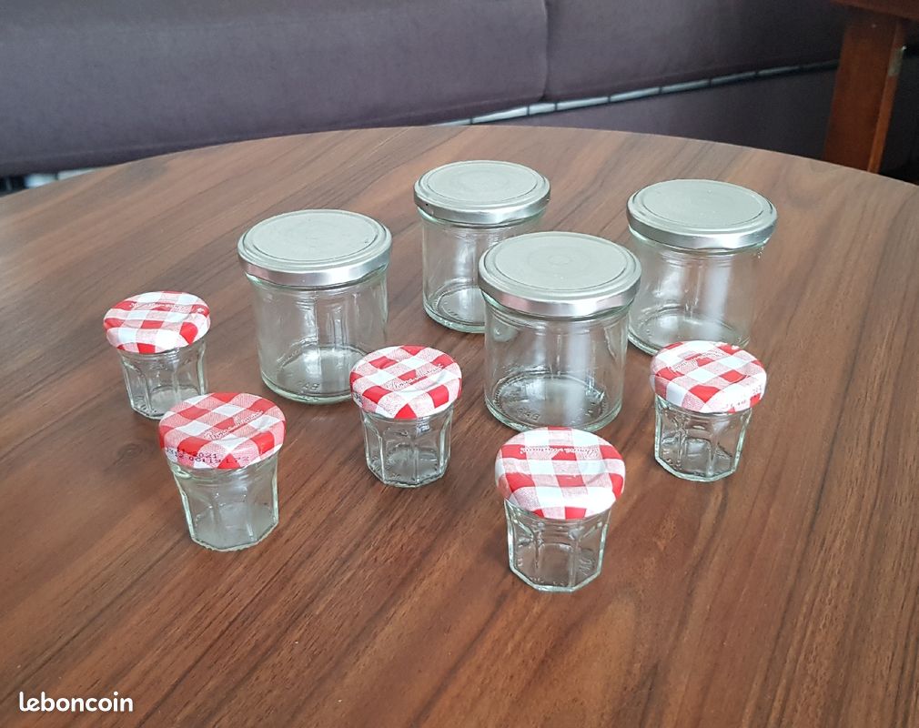 3 le lot - Pots confiture compote (image 1)