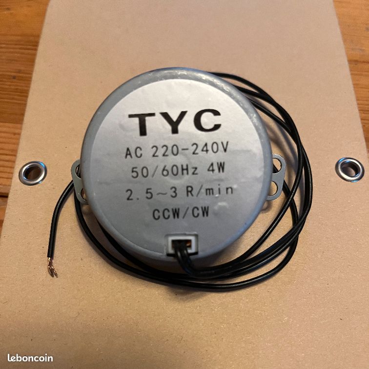 AC 220-240V 4W Moteurs Synchrones 50/60Hz CCW/CW Moteur à Engrenages de Synchronisation(2.5-3RPM