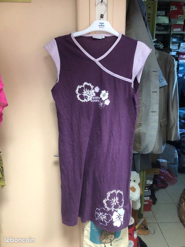 Chemise de nuit femme taille 36/38 marque blanche porte neuf