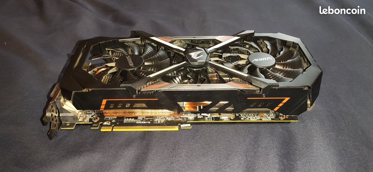 Carte Graphique AORUS GTX 1080 Ti 11Go – Occasion, RGB, PCIe 3.0