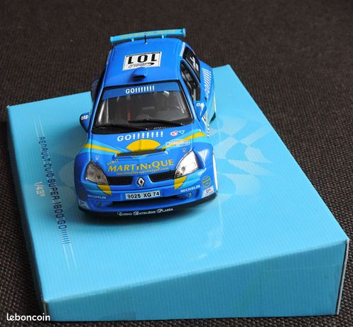 RENAULT CLIO SUPER 1600 RALLYE ALSACE 2002 JORDAN UNIVERSAL HOBBIES 1:43