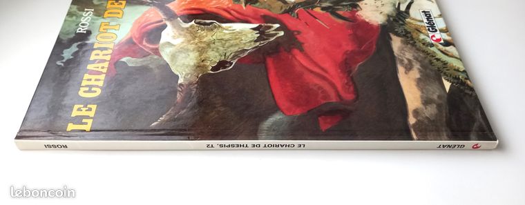 J5 - Le Chariot De Thespis T.2 L'Indien Noir - EO Glénat 1984 - Rossi (BD)