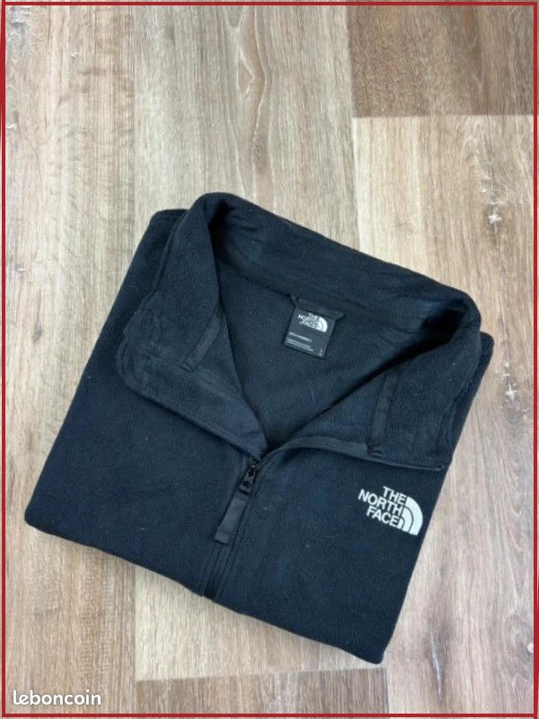 The North Face – Polaire 1/4 zip noire – Homme L (image 1)
